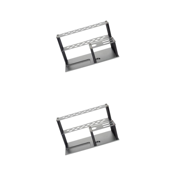 Vogacara Destornillador Organizador Bastidor Soporte para destornillador Soporte Bandeja para tornillos Titanio Titanio 2Conjunto