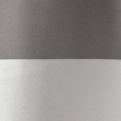 Exclusive Home Surfside Cabana Stripe Cotton-Rich Grommet Top Light Filtering Curtain Panel Pair, 54"x84", Black Pearl