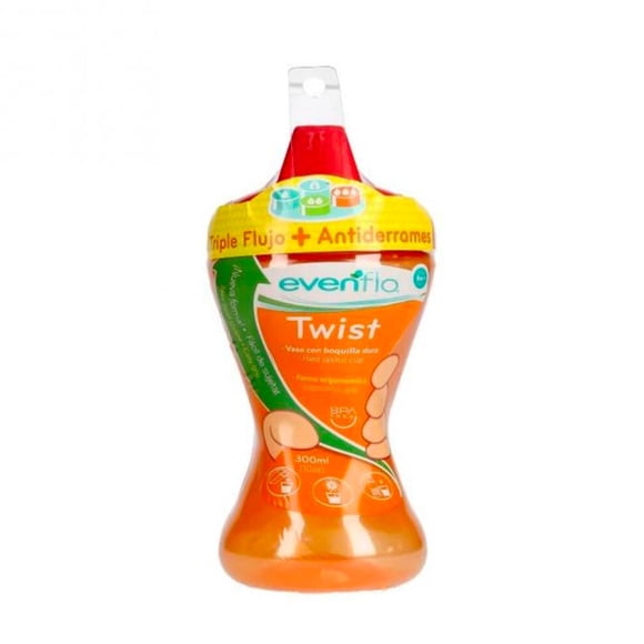 Vaso Evenflo Twist con Boquilla Dura 10 oz multicolor