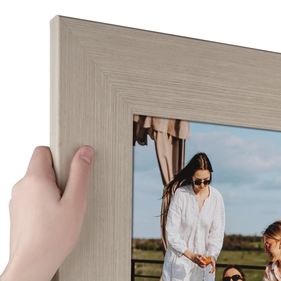ArtToFrames 12" x 18" Natural Picture Frame, 12x18 inch Brown MDF Poster Frame (WOM-5315), Pack