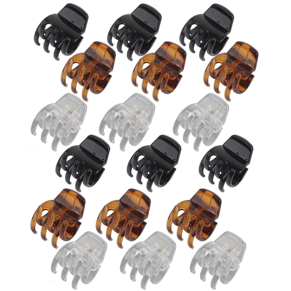Medium Hair Clips,18 Pcs 1.38 Inch Hair Claw Clips Medium Size,No-Slip Jaw Clips,Hair Clips Medium for Women and Girls