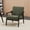 Dark Green, variant on HUJHKIO Accent Chair, Mid-Century Modern Chair with Soft Cushion, Upholstered Lounge Arm Chair with Solid Wood Frame for Living Room, Bedroom, Balcony, Dark Green