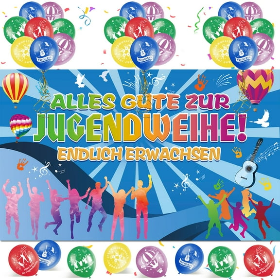 Youth Consecration Decorative Banner, 180x110 cm Happy Youth Consecration Banner, Youth Consecration Photo Background Banner, Congratulations Decoration