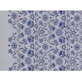 thumbnail image 2 of Zelouf Polch Two Tone Embriodery  , Sewing, DIY, Crafts Fabric by the Yard, Navy/royal, 20 Yard, 2 of 2