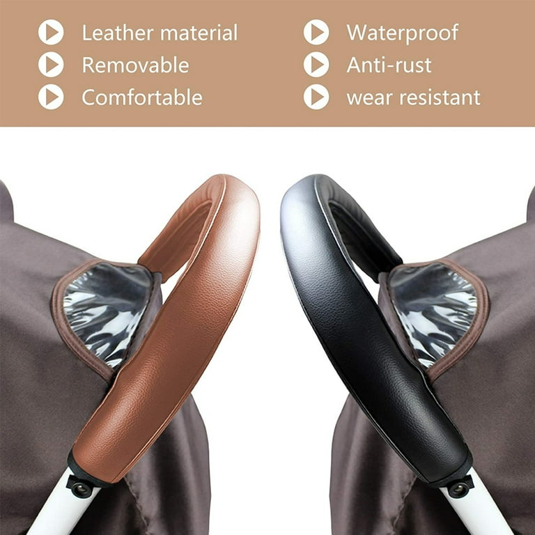 Gisneze Baby Stroller Armrest Handle Sleeve Cover Universal Handle