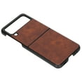 thumbnail image 3 of Leather Texture Phone Casefor Galaxy Z FlipBusiness Real Leather Texture Business Leather Phone Casefor Galaxy Z Flip Leather Texture Phone Coverfor Z Flip Extended Durability, 3 of 5