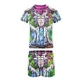 thumbnail image 5 of Rick And Morty Boys 2-Piece Swimsuit Set, Short Sleeve Rash Guard & Swim Trunks, 5 of 7