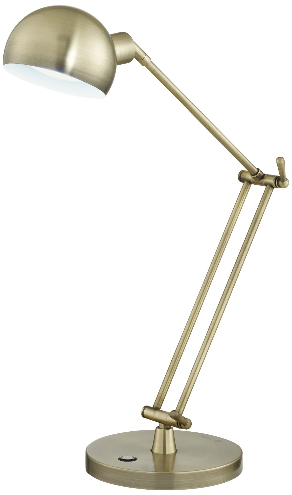 OttLite Refine LED Antique Brass Desk Lamp