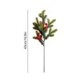 thumbnail image 3 of Gleefy Artificial Red Berry Christmas Branch, Faux Winter Branch Bunch for Vase, Table Centerpiece, Mantel, Indoor Home Decor, 3 of 7