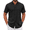 Black, variant on COOFANDY Button Down Shirt for Men Short Sleeve Casual Shirts Wrinkle-Resistant Stretch Modern Dress Shirt