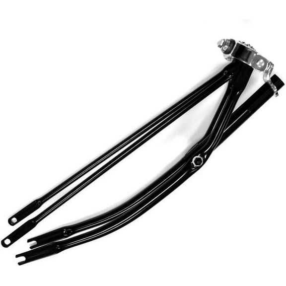 Heavy Duty Springer Fork Black - 26 Inch Suspension Fork - Bike Forks for Cruiser - Bicycle Fork - Fat Bike Fork