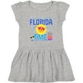 thumbnail image 3 of Inktastic Florida Time Summer Vacation Girls Toddler Dress, 3 of 5