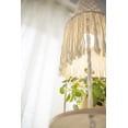 thumbnail image 5 of Hemp Rope Hanging Plant Shelf from Ceiling for Narrow Space or window Boho Hanging plant Shelves, Natural Pine Wooden Plant Stand Display for Indoor, Outdoor, Corner, Balcony, Living Room and Bedroom, 5 of 8