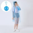 thumbnail image 3 of JANGSLNG Disposable Rain Ponchos Water Repellent Easy to Carry Compact Moisture-proof Emergency Raincoat for Hiking, 3 of 8