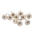 thumbnail image 4 of 10Pcs 25MM Wool Felt Polishing Buffing Drill Grinder Wheel Brushes With Handle For Rotary Tool, 4 of 8