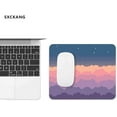 thumbnail image 2 of Cute Clouds Purple Mouse Pad - Beautiful Pink Design, Premium Textured Washable Cloth, Non-Slip Rubber Base, Ideal for Office Computer, Girls, Kids, 9.5x7.9 Inch, 2 of 6