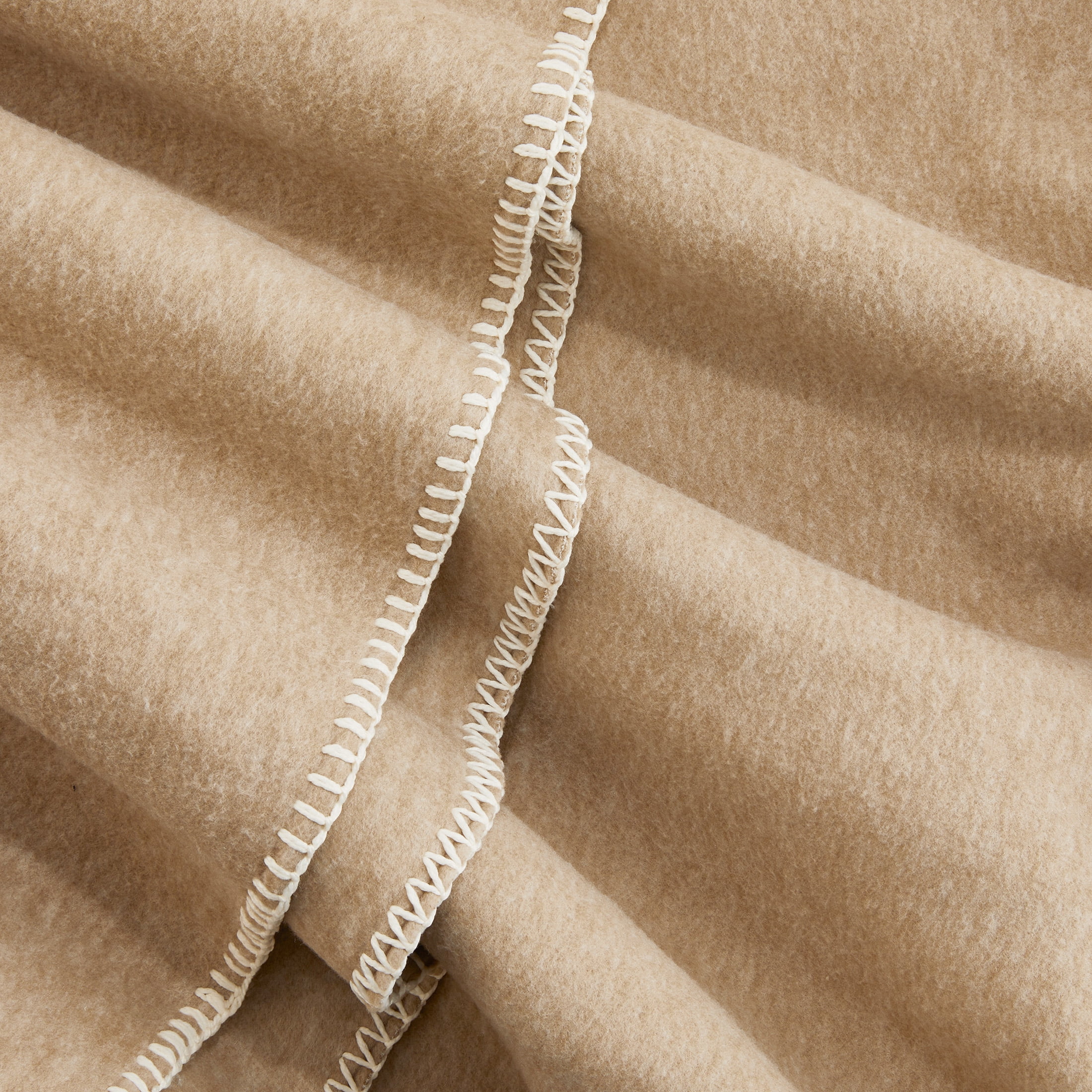 Mainstays Super Soft Tan Fleece Bed Blanket, King Size