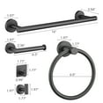 thumbnail image 6 of 14 Pieces Bathroom Hardware Accessories Set Towel Bar Set Wall Mounted, 6 of 6