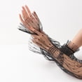 thumbnail image 4 of Ywmsfl Black Hearts Meshes Sleeves Breathable Loose Oversleeves for Daily Wear and Perfect for Running and Picnics, 4 of 19