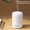 White, variant on 300ml Ultrasonic Aromatherapy Aroma Essential Oil Diffuser Quiet Air Humidifier for Car, Office, Bedroom(Pink)