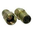 thumbnail image 1 of C2G Hex Crimp F-Type Connector for RG6 QUAD - Antenna connector - F connector - anodized (pack of 50), 1 of 1