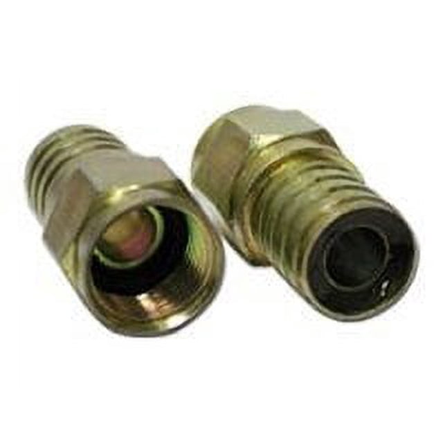 C2G Hex Crimp F-Type Connector for RG6 QUAD - Antenna connector - F connector - anodized (pack of 50)