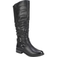thumbnail image 1 of White Mountain Womens Liona Block Heel Knee-High Boots Black 11 Medium (B,M), 1 of 6