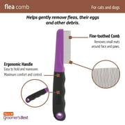 Hartz Groomers أفضل مشط البراغيث للكلاب والقطط