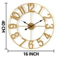 thumbnail image 4 of Sorbus 16" Quartz Classic Indoor Oversized Wall Clock, Easy Installation, 4 of 7