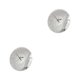 thumbnail image 1 of Yuarrent Reloj de pared islámico acrílico musulmán cuarto de niños dormitorio Eid decoración elegante plata Plata 2piezas, 1 of 4