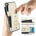 thumbnail image 5 of Allytechgroup Wallet Case Compatible with Samsung Galaxy A13 4G, RFID Blocking Shockproof Stand Slim Fit Case Cover for Women Men, Apricot, 5 of 8