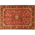thumbnail image 1 of Ahgly Company Indoor Rectangle Medallion Orange Traditional Area Rugs, 5' x 8', 1 of 1