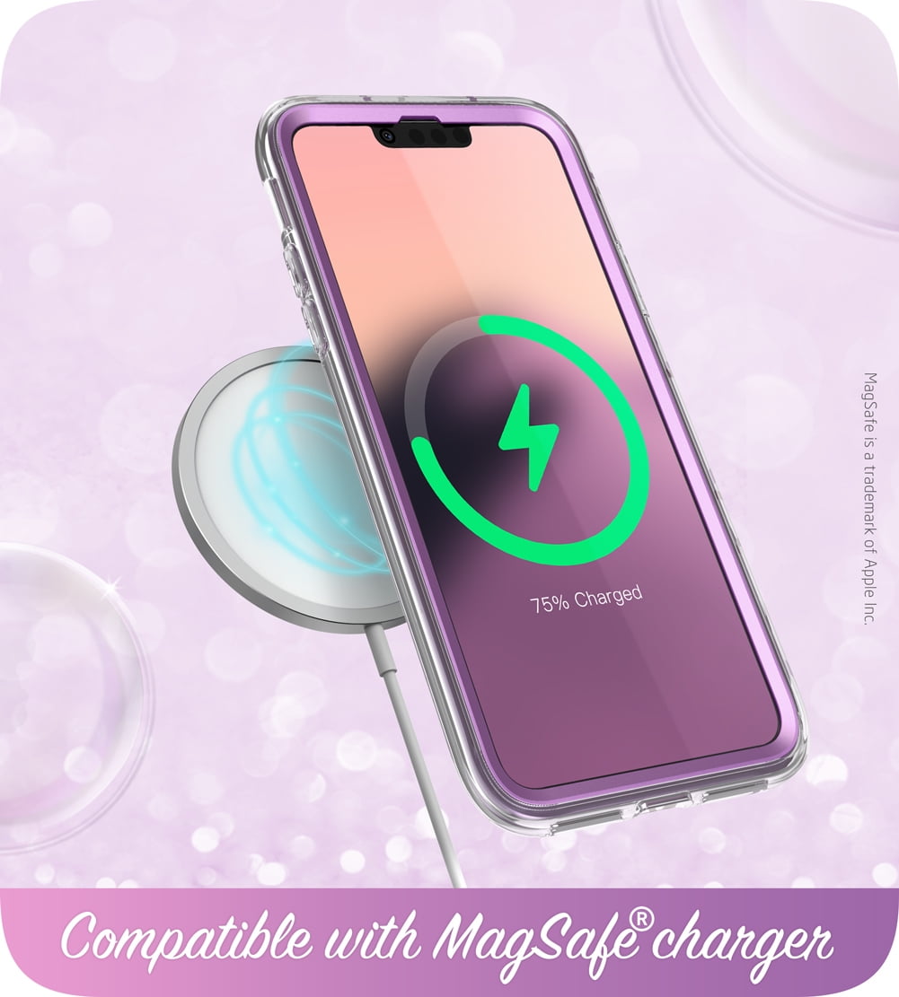i-Blason Cosmo Series iPhone 13 Pro Max Case 6.7 inch (2021 Release), Slim Full-Body Stylish Protective Case for iPhone 13 Pro Max with Built-in Screen Protector (Ameth)