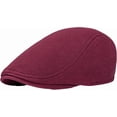 thumbnail image 6 of CoCopeaunts Cotton Newsboy Hats for Men Women Soft Beret Flat Cap Driver Retro Vintage Soft Casual Baker Newsboy Cap Cabbie Hat, 6 of 8
