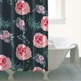 thumbnail image 5 of Waterproof Pioneer Shower Curtain 84x72 Inch Polyester Unique Colorful Floral Shower Curtain for Bathroom Hotel Home Decor with 12 Plastic Hooks, 5 of 5