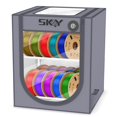 thumbnail image 1 of Caja de Almacenamiento para Filamento de Impresora 3D Skouphy 20 Rollos Gris, 1 of 7