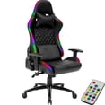 thumbnail image 1 of Silla Gamer Ergonomica Audiotek Reclinable Luz Led Gaming Luces RGB, 1 of 7