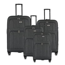 Grace Soft side Lightweight Expandable with 360° Dual Spinning Wheels and Combo Lock – Includes 32", 28", 24", 20" 4-Piece Luggage Set