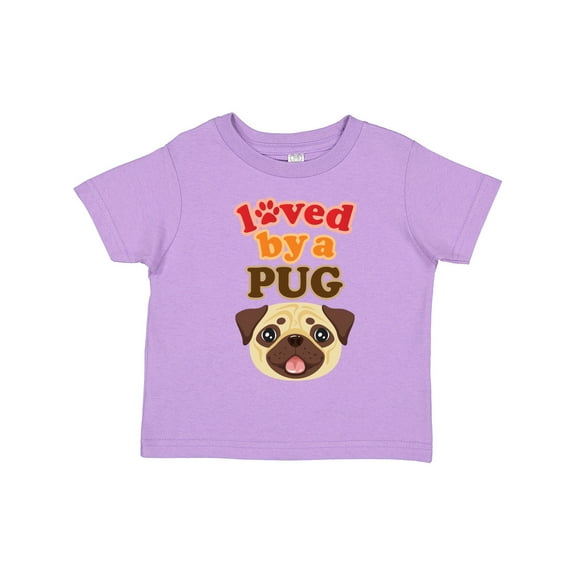 Inktastic Pug Dog Loved by a Pug Boys or Girls Toddler T-Shirt