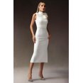thumbnail image 4 of Vestido Bellabarnetten Shaney Flowers Slim Sin Mangas Midi, 4 of 6