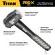 thumbnail image 2 of Martillo perforador Titan Pro-X 63013 1,36 kg x 30 cm, 2 of 8