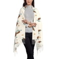 thumbnail image 2 of Sikiie Sea Turtle Shawl Wraps Big Scarf Tassel Fall Winter Thick Scarf Warm Shawl Women Fall Gifts, 2 of 8