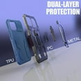 thumbnail image 2 of Shockproof Multifunction Case For IPhone 14 13 12 11 Pro Max Plus Protection Bring Bracket Kickstand With Belt Clip Phone Case, 2 of 4