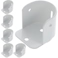thumbnail image 1 of 6 Pcs Supports de Tringle de Garde-Robe Robustes Prises de Poteau de Garde-Robe Supports de Poteau de Garde-Robe, 1 of 7