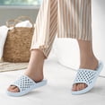 thumbnail image 6 of Comwarm Shower Shoes for Women Men, Quick Drying Non-Slip Bath Slide Shower Sandals with Drain Holes, Blue, 6 of 6
