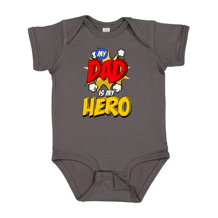 

Inktastic Dad is My Hero Gift Baby Boy or Baby Girl Bodysuit