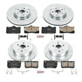 thumbnail image 3 of PowerStop Front and Rear Z23 Evolution Sport Carbon-Fiber Ceramic Brake Pad and Drilled & Slotted Rotor Kit Fits: LEXUS Select Models K5869, 3 of 10