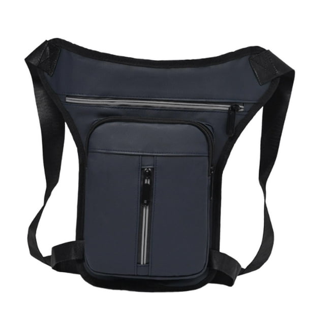 Riñonera para hombre, riñonera, accesorios multifuncionales, riñonera informal Azul profundo