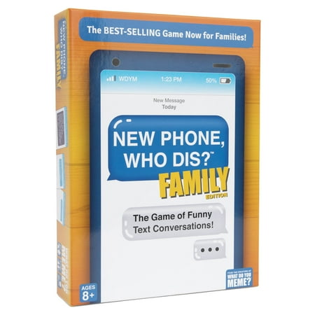 UPC: 0810816030951 | New Phone Who Dis? Family Edition – The Text Message Family Party Card Game – by What Do You Meme? Family