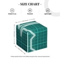 thumbnail image 4 of Fotbe ECG Wave Porta Pañuelos Decorativo de Cuero, Caja Cuadrada Moderna para Pañuelos Faciales, Organizador y Dispensador 5x5x5'', 4 of 7
